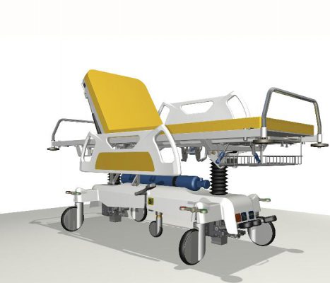 Trolleys for patients transport