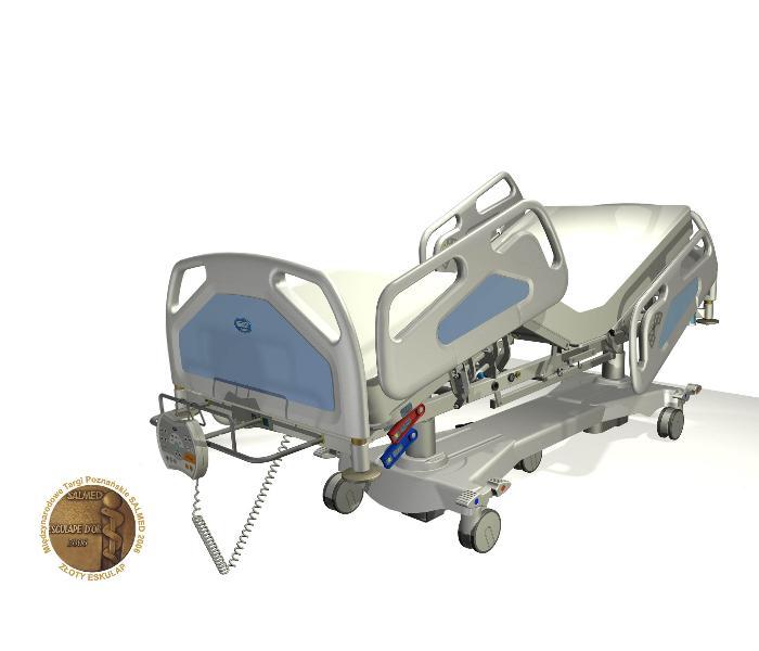 Bed for intensive care units